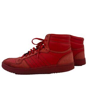 Adidas Top Ten Shoes Mens Size 13 RB Vivid Red High Top Leather